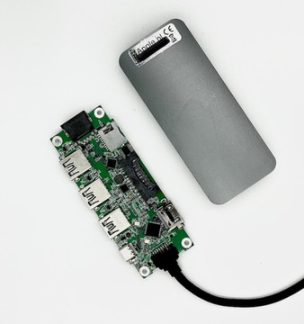 АДАПТЕР-ХАБ 9 В 1 USB HDMI 4K RJ45 SD/TF PD для ноутбука USB-C / Thunderbolt 3
