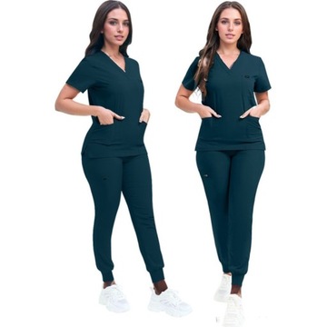 NOWY UNIFORM DAMSKI KOMPLET KOSZULKA SPODNIE różne kolory roz.S-XXL