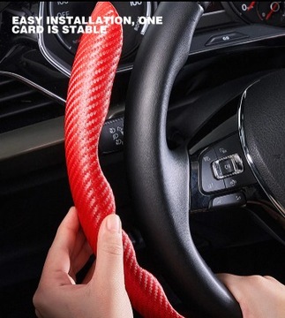 КРЫШКА РУЛЕВОГО КОЛЕСА SPORTS COVER CARBON RED