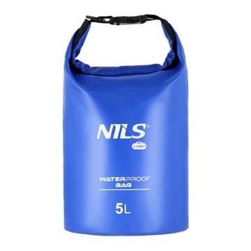 Водонепроницаемая парусная сумка RESISTANT объемом 5 л с плечевым ремнем NILS.
