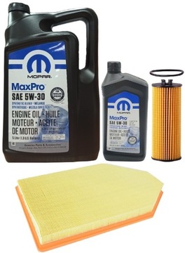 MOPAR 5W30 6L + FILTRY CHRYSLER 300 3,6 2011-2012