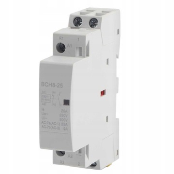 STYCZNIK MODUŁOWY 1NO 1NC 25A 220V/230V