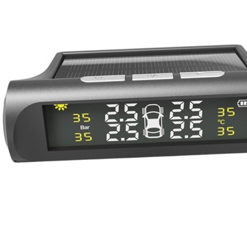 Система давления в шинах с питанием от солнечной батареи и USB-зарядкой для