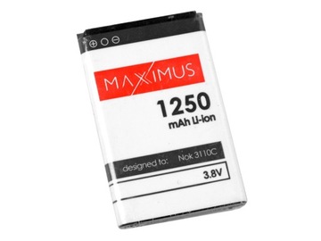 Аккумулятор для NOKIA 3110c 1250 мАч BL-5C Maxximus