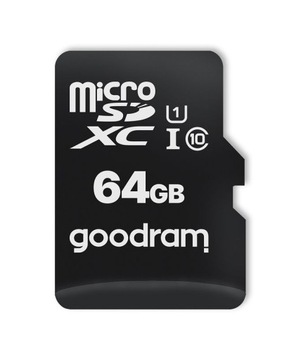 КАРТА ПАМЯТИ MICRO SD UHS И GOODRAM 64 ГБ + ADAPT.