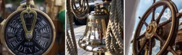 РУЛЕВОЕ КОЛЕСО серебристое зеркало 39 см