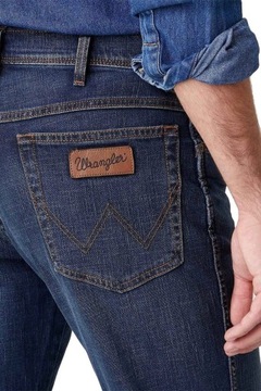 Męskie spodnie jeansowe proste Wrangler TEXAS W30 L32