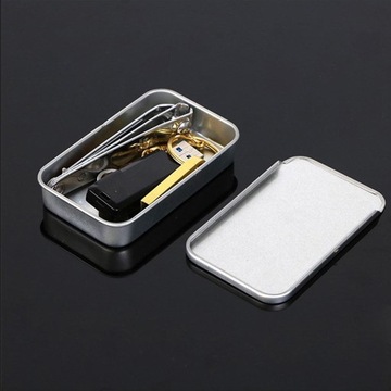 Металлические жестяные контейнеры с раздвижной крышкой для маленькой спальни