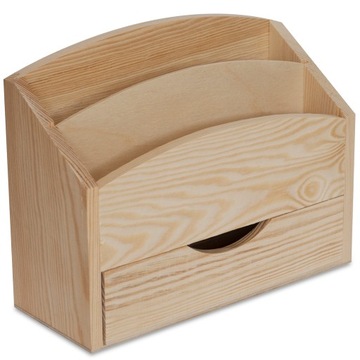 Creative Deco Przybornik na Biurko z Szuflada