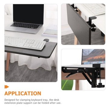 Składany stolik z szufladą na wsporniku