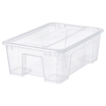 SS IKEA SAMLA pudełko z pokrywką 11l 39x28x14