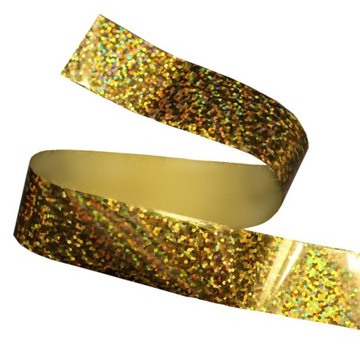 WSTĄŻKA TASIEMKA OZDOBNA ŚWIĄTECZNA PREZENTOWA BŁYSZCZĄCA 10 M / 1,7 CM Ś3