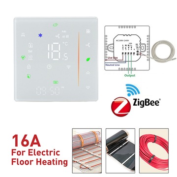 Zigbee Termostat Sterownik Ogrzewania Podłogowy