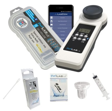 POOL LAB 1.0 FOTOMETR TESTER WODY BASENOWEJ DO BASENU BLUETOOTH