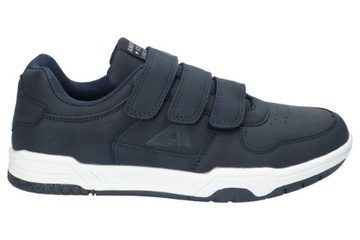 AMERICAN AA38 ADIDASY BUTY Z WKŁADKĄ MEMORY FOAM, PÓŁBUTY NA RZEPY NAVY 36