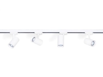 Zestaw lampa szynowa LED GU10 x4 + szynoprzewód 2m