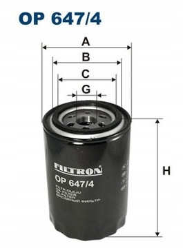 ФИЛЬТР МАСЛА OP 647/4 