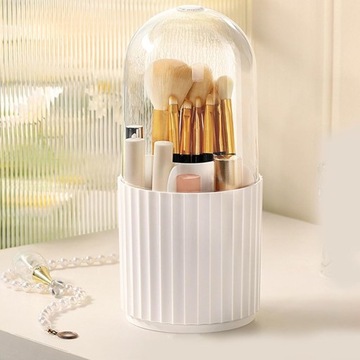 Поворотный на 360° держатель для кистей для макияжа большой емкости, 5 отделений P