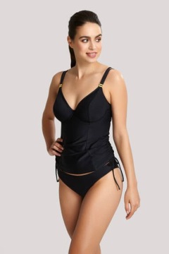 75G 34G Panache ANYA RIVA tankini koszulka kąpielowa czarna