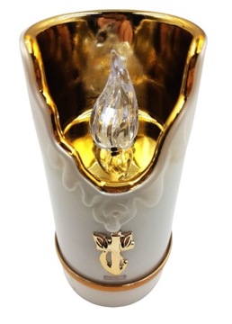 ЭЛЕКТРИЧЕСКАЯ СВЕЧНАЯ ВСТАВКА БЕЛАЯ СВЕЧА С БАТАРЕЙКАМИ ЭЛЕКТРИЧЕСКИЕ ВСТАВКИ