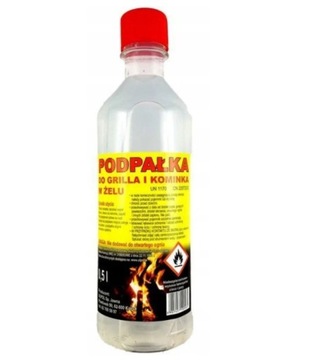 Podpałka rozpałka do grilla i kominka w żelu 0,5l