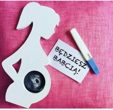 ЖИВОТ - 14 цветов - Ультразвуковая рамка для детского душа, фото рождения ребенка