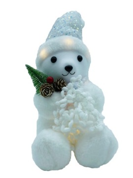 РОЖДЕСТВЕНСКИЙ МЕДВЕДЬ СО СВЕТОДИОДНОЙ ПОДСВЕТКОЙ