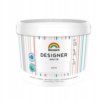 Beckers Designer White Farba Lateksowa biała 10L