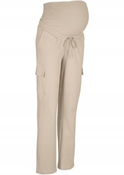 Bonprix SPODNIE CIĄŻOWE DRESOWE 36