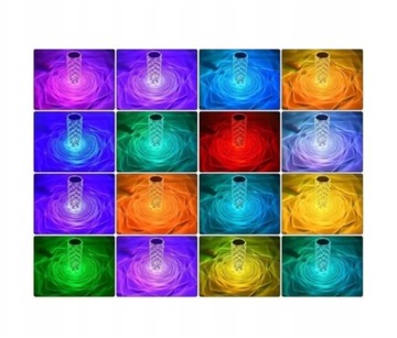КРИСТАЛЛ СВЕТОДИОДНАЯ НОЧНАЯ СЕНСОРНАЯ ЛАМПА, МНОГОЦВЕТНАЯ RGB