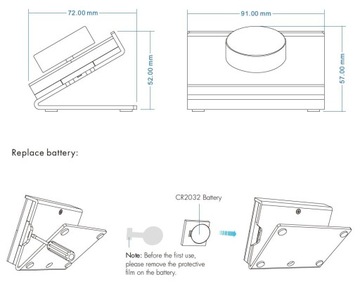 RK2 RF LED CCT Панель Поворотная 1-зонная GW5