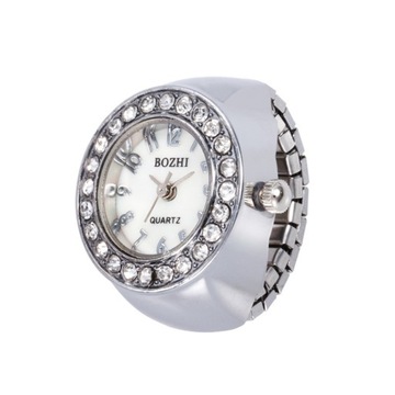Creative anillos Finger Ring Watch Punk Mini