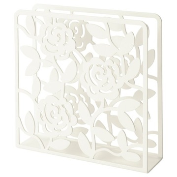 SERWETNIK METALOWY BIAŁY ELEGANCKI Ikea LIKSIDIG