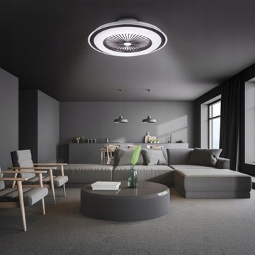 ПОТОЛОЧНЫЙ ВЕНТИЛЯТОР ВЕНТИЛЯТОР СВЕТОДИОДНАЯ ЛАМПА 55ВТ CCT ЦВЕТОВАЯ ПАМЯТЬ + ПУЛЬТ ДИСТАНЦИОННОГО УПРАВЛЕНИЯ 60СМ