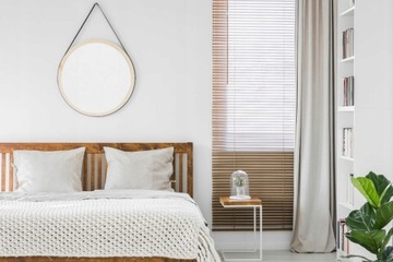 РОЛЛЕННЫЕ ШТОРЫ BAMBOO бежевые Жалюзи BAMBOO 120x160 см натуральный