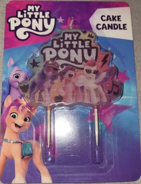 Świeczka urodzinowa na tort My Little Pony Rainbow