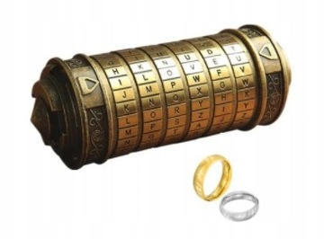Kod Da Vinci krypteks Z pierścieniami Cryptex gift