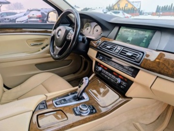 BMW Seria 5 F10-F11 Touring 520d 184KM 2012 BMW Seria 5 Ledy Alu Klima Navi Jasne Skory Serwis Gwarancja 2.0 Diesel, zdjęcie 22