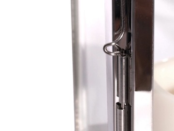 ХРОМНЫЕ ГЛАМУРНЫЕ ФОНАРИ 30+42 + СВЕЧИ СВЕТОДИОДНЫЕ