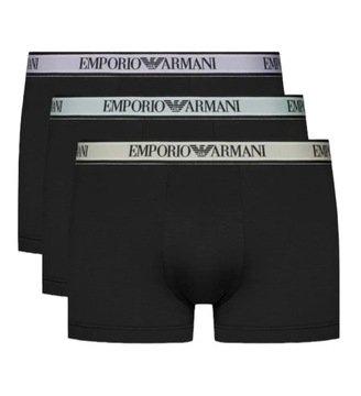Emporio Armani bokserki męskie zestaw 3 par 111357 4R717 50620 Czarny L