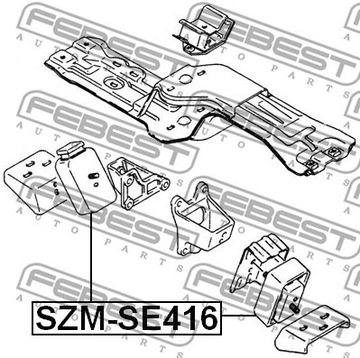 FEBEST SZM-SE416 LOŽISKO MOTORU