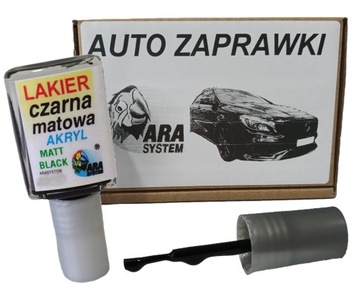 LAKIER ZAPRAWKA AKRYLOWA 10 ML NA RYSY ODPRYSKI CZARNY MAT