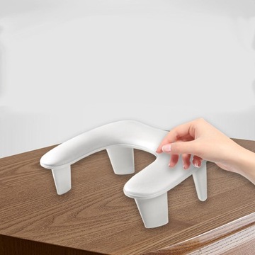 U-образный подлокотник из искусственной кожи, подушка для ногтей, профессиональный подлокотник для дизайна ногтей