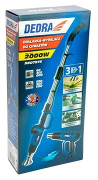 Dedra DED7975 Тепловая горелка для сорняков 3в1 2кВт