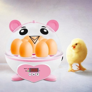 автоматический инкубатор для яиц 9 Eggs Инкубатор для яиц Розовый