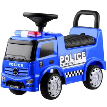Jeździk Mercedes POLICJA autko pchacz ZA3690