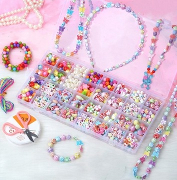 Набор бусин для изготовления браслетов ZABAWIA_PL