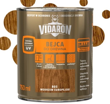 Vidaron bejca do drewna Modrzew europejski 0,75L
