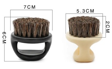 1 шт. Кольцо Дизайн Лошадиная щетина Мужчины Помазок Пластиковый Портативный Парикмахерская