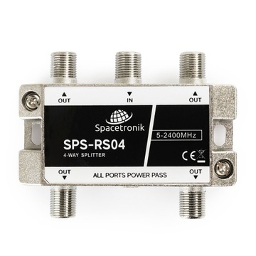 Разветвитель 1/4 5-2400 МГц Spacetronik SPS-RS04
